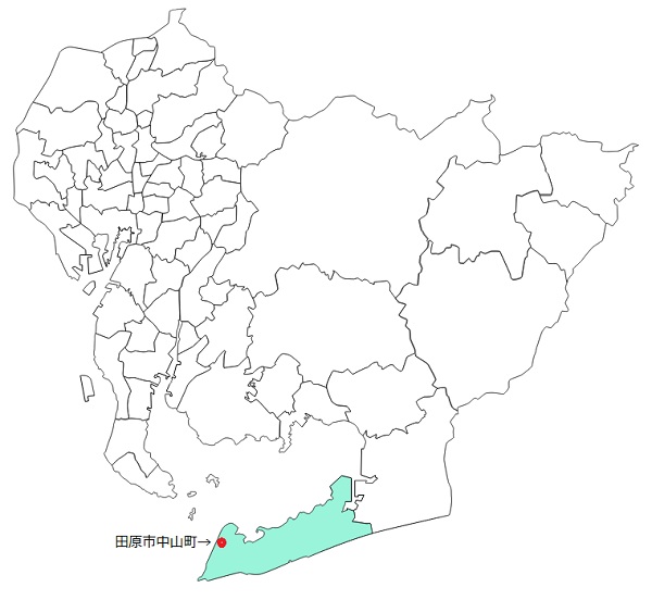 愛知県田原市長沢町